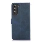 For Samsung Galaxy S23+ 5G Calf Texture 2 in 1 Detachable Magnetic Back Cover Leather Case(Blue) - 3