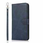 For Samsung Galaxy S24+ 5G Calf Texture 2 in 1 Detachable Magnetic Back Cover Leather Case(Blue) - 2