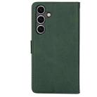 For Samsung Galaxy S24+ 5G Calf Texture 2 in 1 Detachable Magnetic Back Cover Leather Case(Green) - 3