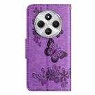 For Redmi 14C Butterfly Embossed Flip Leather Phone Case(Purple) - 3