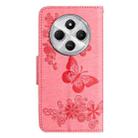 For Redmi Note 14 Pro+ 5G Butterfly Embossed Flip Leather Phone Case(Pink) - 3