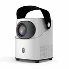 T-2 1920 x 1080P 240ANSI HiSilicon 352 Android 9.0 Portable Projector, UK Plug(White) - 1