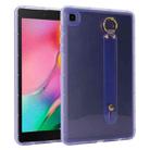 For Samsung Galaxy Tab A 8.0 2019 T290 Wristband Holder PC Hybrid TPU Soft Tablet Case(Purple) - 1