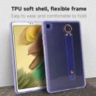 For Samsung Galaxy Tab A 8.0 2019 T290 Wristband Holder PC Hybrid TPU Soft Tablet Case(Purple) - 2