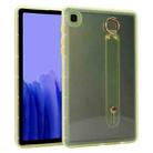 For Samsung Galaxy Tab A7 10.4 2020 T500 Wristband Holder PC Hybrid TPU Soft Tablet Case(Yellow) - 1