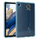 For Samsung Galaxy Tab A8 10.5 2021 X200 Wristband Holder PC Hybrid TPU Soft Tablet Case(Blue) - 1