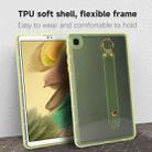 For Samsung Galaxy Tab A9 Wristband Holder PC Hybrid TPU Soft Tablet Case(Yellow) - 2