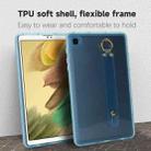 For Samsung Galaxy Tab A9 Wristband Holder PC Hybrid TPU Soft Tablet Case(Blue) - 2