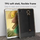 For Samsung Galaxy Tab A9+ Wristband Holder PC Hybrid TPU Soft Tablet Case(Black) - 2