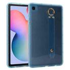 For Samsung Galaxy Tab S6 Lite 2024 / 2022 Wristband Holder PC Hybrid TPU Soft Tablet Case(Blue) - 1