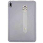For Samsung Galaxy Tab S9 / S8 / S7 Wristband Holder PC Hybrid TPU Soft Tablet Case(Transparent) - 1