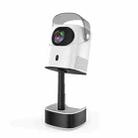 TS-2 1920 x 1080P 240ANSI HiSilicon 352 Android 9.0 Telescopic Projector, US Plug(White) - 1