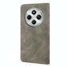 For Redmi 14C Skin Feel Splicing Leather Phone Case(Grey) - 3