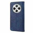 For Redmi 14C Skin Feel Splicing Leather Phone Case(Blue) - 3