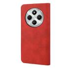 For Redmi 14C Skin Feel Splicing Leather Phone Case(Red) - 3