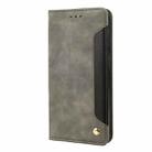 For Redmi Note 14 Pro+ 5G Skin Feel Splicing Leather Phone Case(Grey) - 2