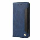 For Redmi Note 14 Pro+ 5G Skin Feel Splicing Leather Phone Case(Blue) - 2