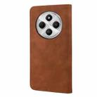 For Redmi Note 14 Pro+ 5G Skin Feel Splicing Leather Phone Case(Brown) - 3