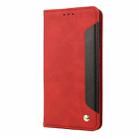 For Redmi Note 14 Pro+ 5G Skin Feel Splicing Leather Phone Case(Red) - 2