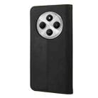 For Redmi Note 14 Pro+ 5G Skin Feel Splicing Leather Phone Case(Black) - 3