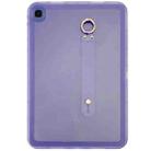For Honor Pad X6 9.7 inch Wristband Holder PC Hybrid TPU Soft Tablet Case(Purple) - 1