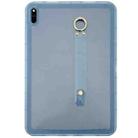 For Huawei MatePad 10.4 2022 / 2020 Wristband Holder PC Hybrid TPU Soft Tablet Case(Blue) - 1