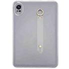 For Huawei MatePad Air 2024 Wristband Holder PC Hybrid TPU Soft Tablet Case(Transparent) - 1