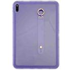 For Huawei MatePad Pro 10.8 2021 / 2019 Wristband Holder PC Hybrid TPU Soft Tablet Case(Purple) - 1