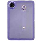 For Huawei MatePad Pro 11 2024 Wristband Holder PC Hybrid TPU Soft Tablet Case(Purple) - 1