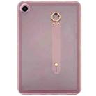 For Huawei MatePad SE 10.1 Wristband Holder PC Hybrid TPU Soft Tablet Case(Pink) - 1