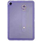 For Huawei MatePad SE 10.1 Wristband Holder PC Hybrid TPU Soft Tablet Case(Purple) - 1