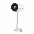 TS-3 1280x720P 260ANSI HiSilicon 352 Android 9.0 Telescopic Projector, UK Plug(White) - 1