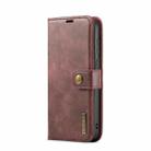 For Samsung Galaxy A16 5G DG.MING Crazy Horse Texture Detachable Magnetic Leather Case(Red) - 2