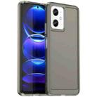 For Redmi Note 12 4G Global Candy Series TPU Phone Case(Transparent Grey) - 1