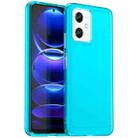 For Redmi Note 12 4G Global Candy Series TPU Phone Case(Transparent Blue) - 1