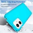 For Redmi Note 12 4G Global Candy Series TPU Phone Case(Transparent Blue) - 3