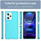 For Redmi Note 12 Pro 4G Candy Series TPU Phone Case(Transparent Blue) - 2