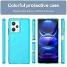 For Redmi Note 12 Pro+ Global Candy Series TPU Phone Case(Transparent Blue) - 2