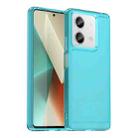 For Redmi Note 13 5G Candy Series TPU Phone Case(Transparent Blue) - 1