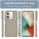 For Redmi Note 13R Pro Candy Series TPU Phone Case(Transparent Grey) - 2