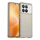 For Redmi K70E Candy Series TPU Phone Case(Transparent Grey) - 1