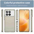 For Redmi K70E Candy Series TPU Phone Case(Transparent Grey) - 2