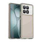 For Redmi K70 Ultra Candy Series TPU Phone Case(Transparent Grey) - 1