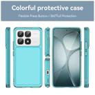 For Redmi K70 Ultra Candy Series TPU Phone Case(Transparent Blue) - 2