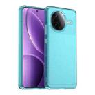 For Redmi K80 Candy Series TPU Phone Case(Transparent Blue) - 1