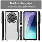 For Redmi 14C 4G Carbon Fiber Texture MagSafe Translucent Phone Case(Black) - 2