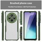 For Redmi 14C 4G Carbon Fiber Texture MagSafe Translucent Phone Case(Green) - 2