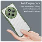 For Redmi 14C 4G Carbon Fiber Texture MagSafe Translucent Phone Case(Green) - 3