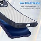 For Redmi A4 5G Carbon Fiber Texture Translucent Phone Case(Blue) - 3