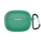 For Realme Buds T200 Lite Wireless Earphone Silicone Protective Case(Dark Green) - 1